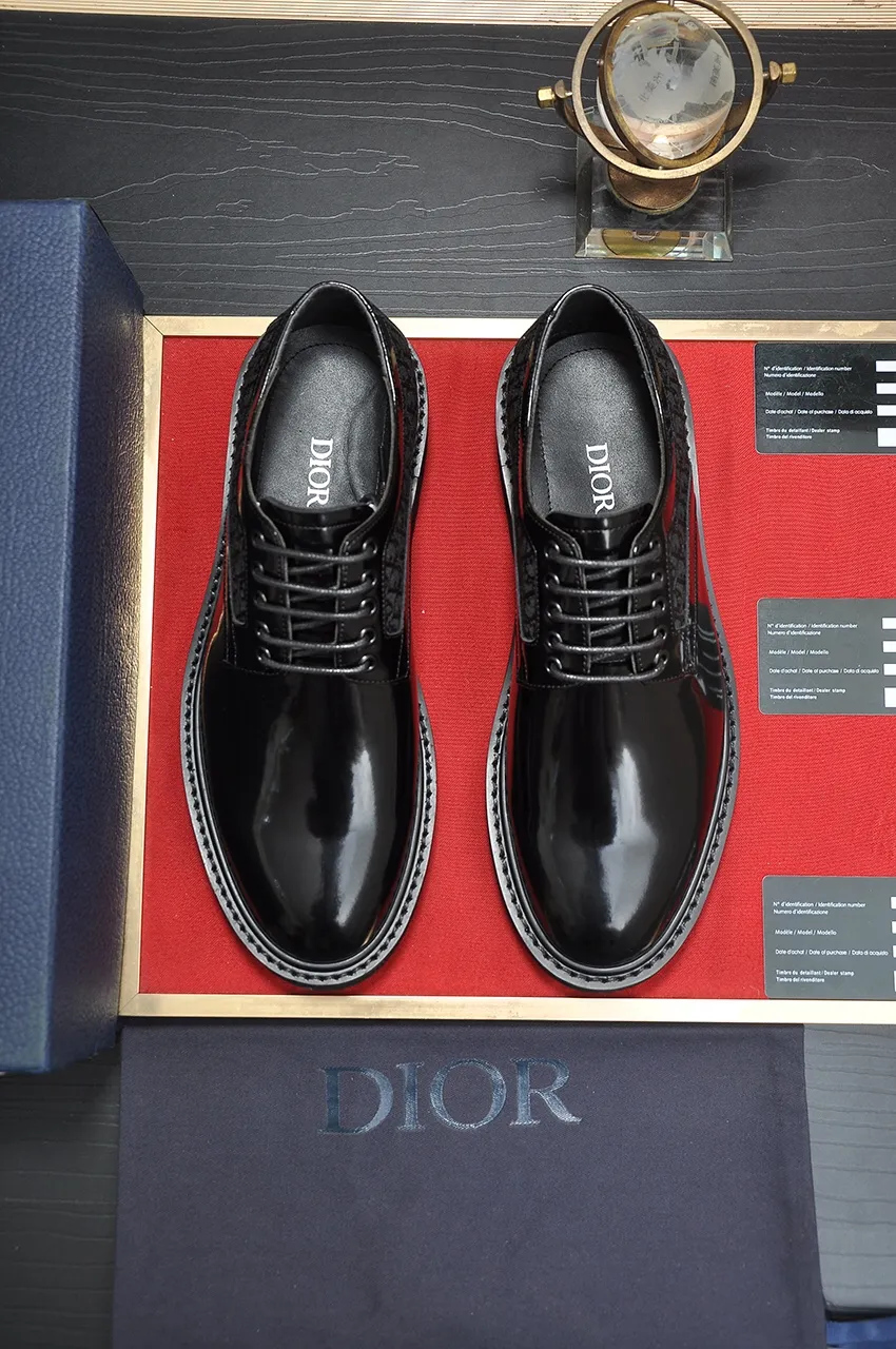 Men's shoes 💰560💶[Dior] (cowhide lining) Dior original 1:1 high quality factory, imported original materials, imported original cowhide, water-dyed cowhide lining, original TPU outsole, code number: 38-44